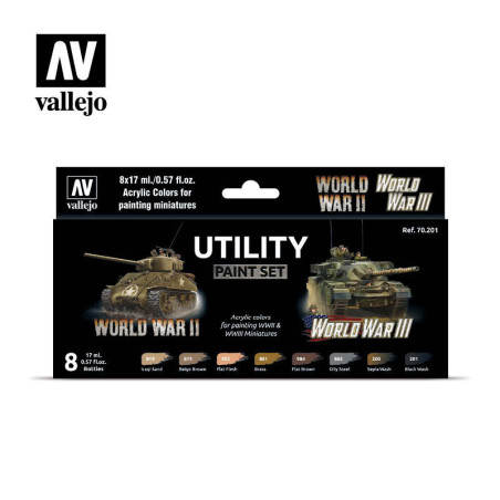 WWII & WWIII Utility Paint Set