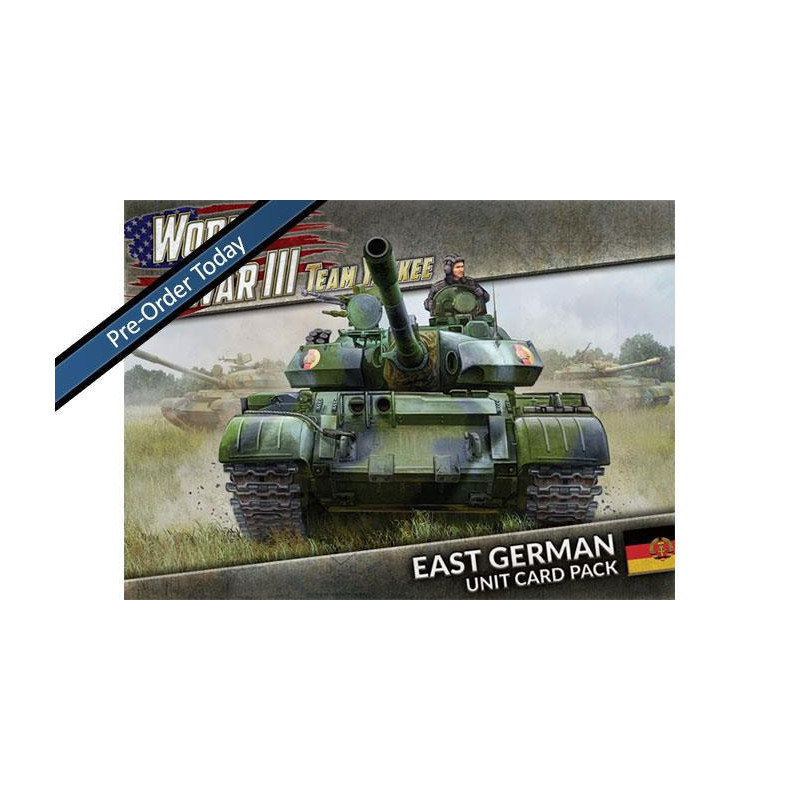 World War III: East German Unit Cards (34 Cards) 
