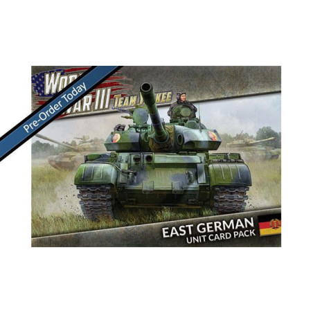 World War III: East German Unit Cards (34 Cards) 