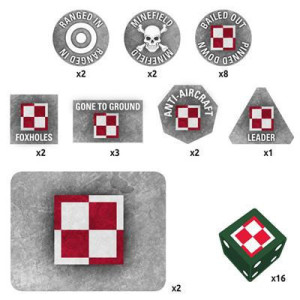Polish Gaming Set (x20 Tokensx2 Objectivesx16 Dice) 