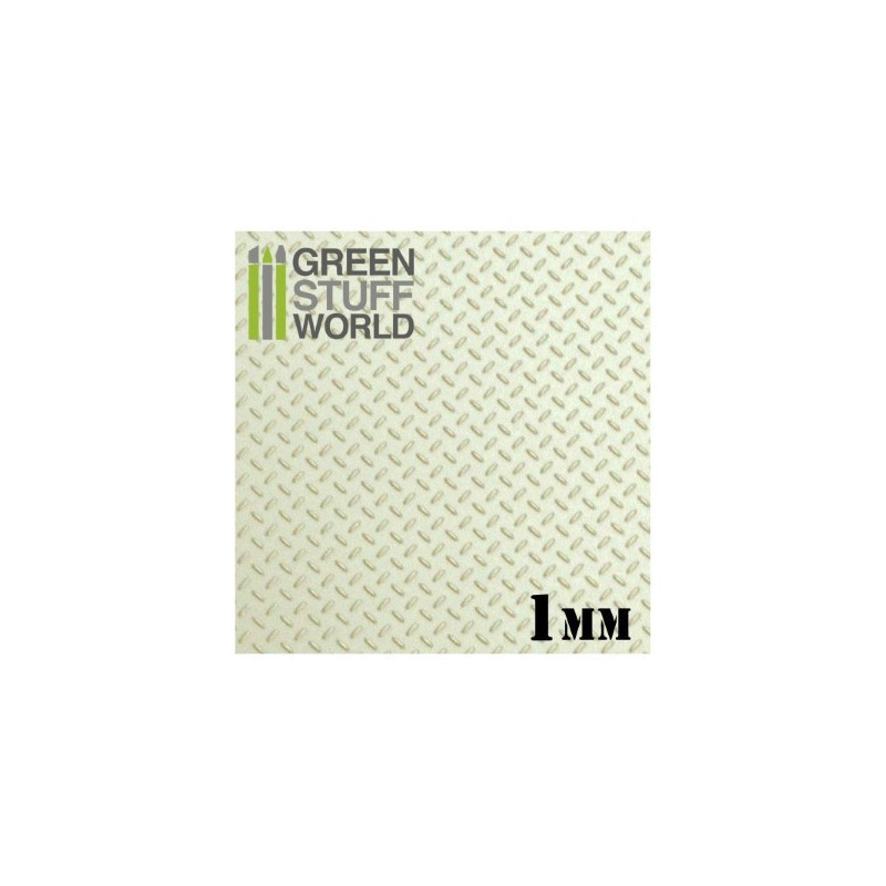 ABS Plasticard - Thread DIAMOND 1mm Textured Sheet - A4