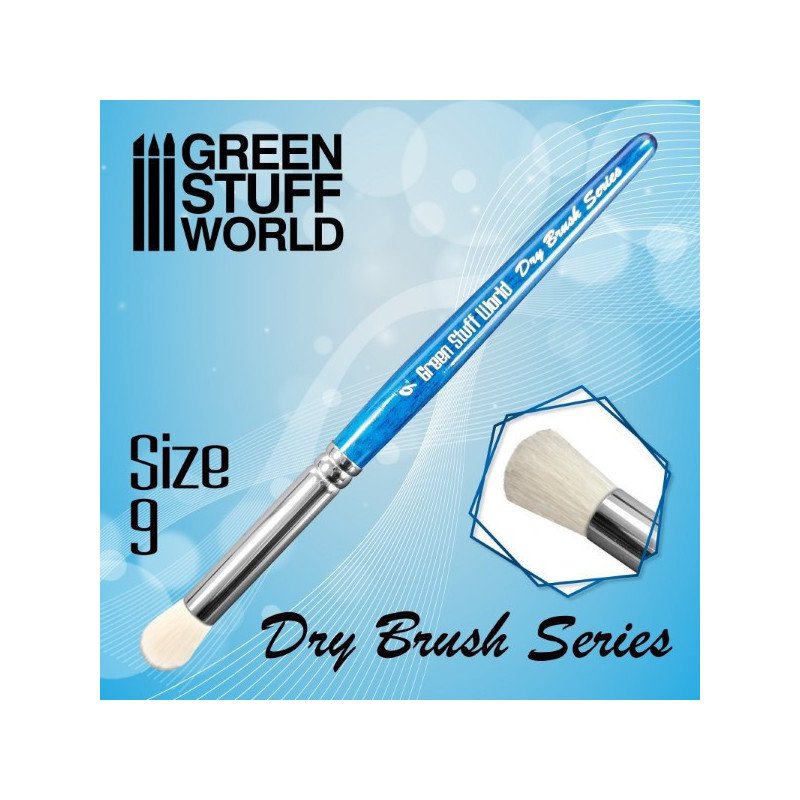 BLUE SERIES Dry Brush Size 9
