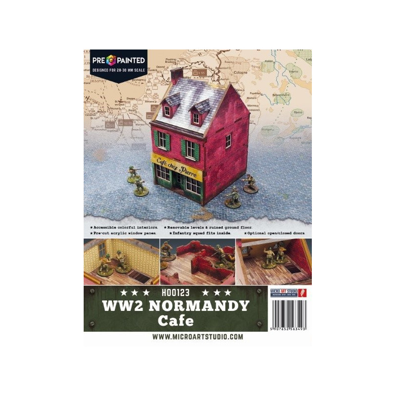 WW2 Normandy Cafe PREPAINTED