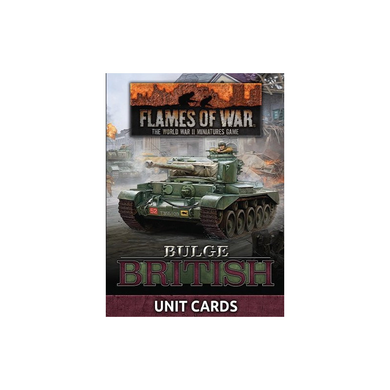 Bulge: British Unit Cards (66x Cards)