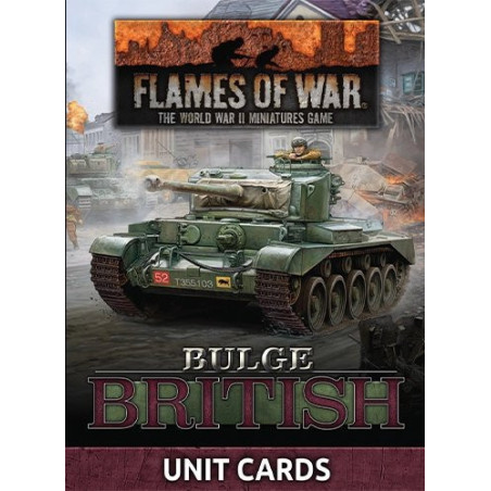 Bulge: British Unit Cards (66x Cards)