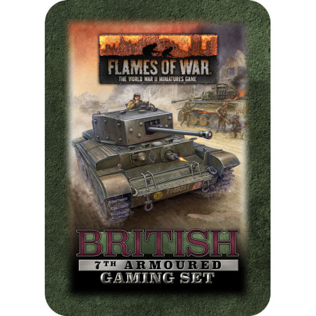 British 7th Armoured Tin (x20 Tokens, x2 Objectives, x16 Dice)