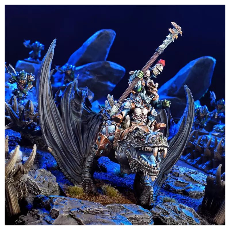 Riftforged Orc Stormcaller on Winged Slasher