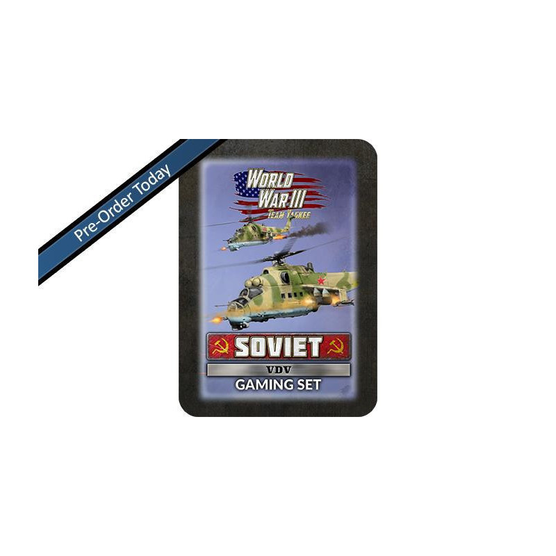 Soviet VDV Gaming Set (x20 Tokens, x2 Objectives, x16 Dice)