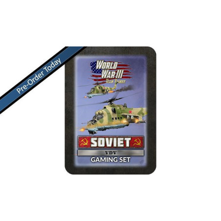 Soviet VDV Gaming Set (x20 Tokens, x2 Objectives, x16 Dice)