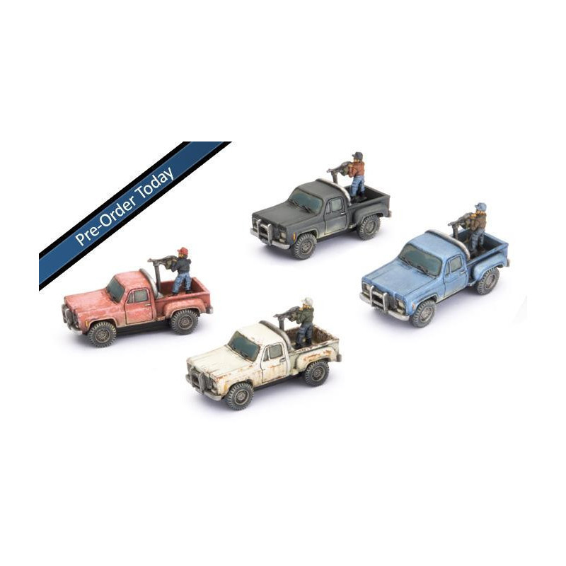 Pickup Trucks (x4)