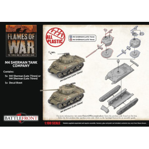 M4 Sherman Tank Company (x5 Plastic)