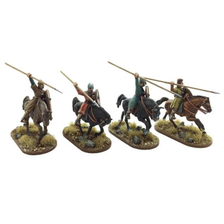 Breton Cavalrymen thrusting overarm