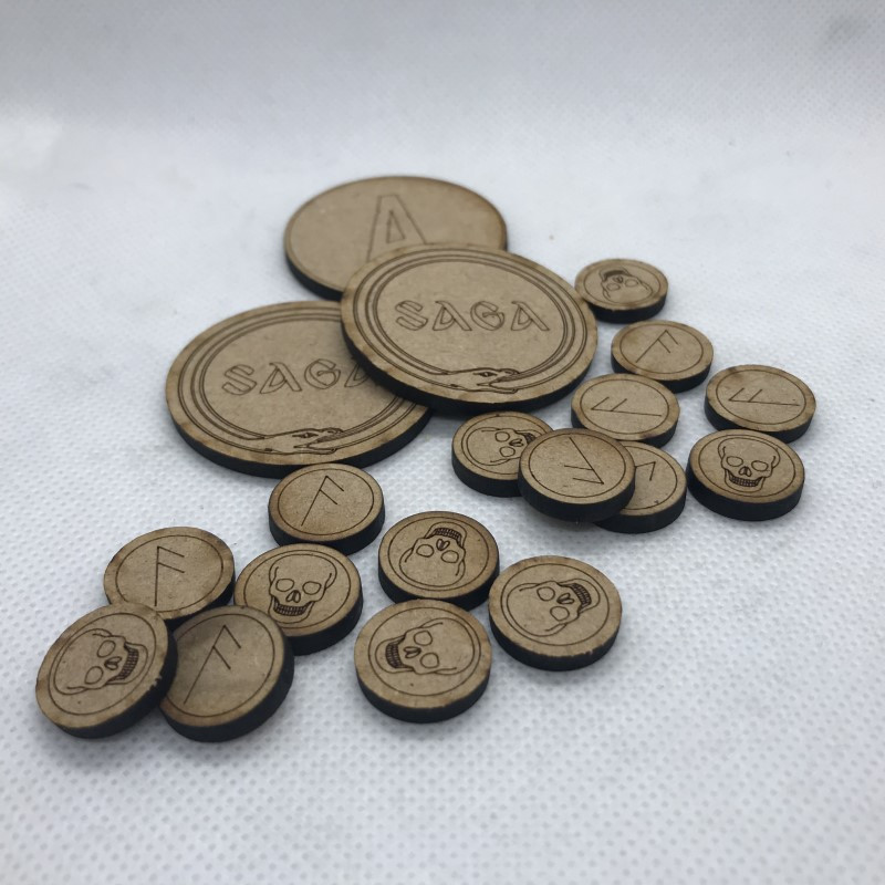 SAGA Fatigue Tokens & Objective Markers A
