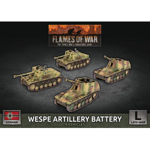 Wespe Artillery Battery (x4 Plastic)