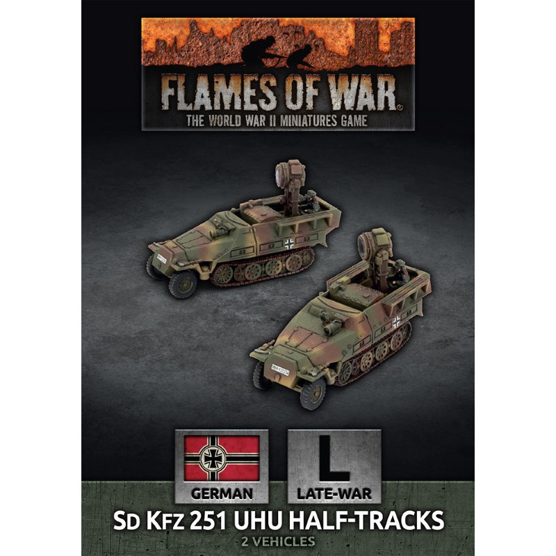 Sd Kfz 251 Uhu Halftracks (x2)