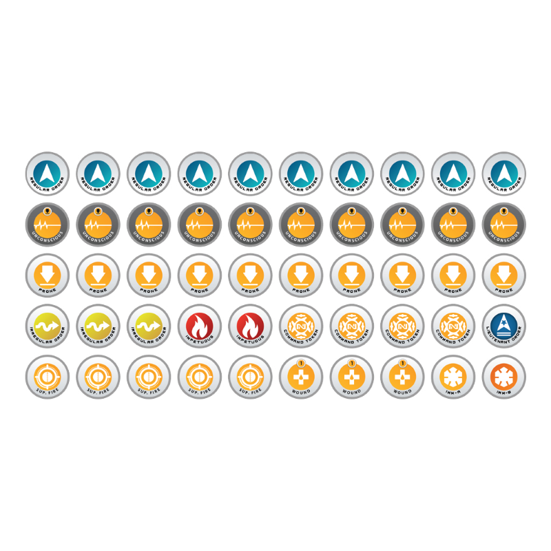 N4 Infinity Tokens Starter Set (50) Blue