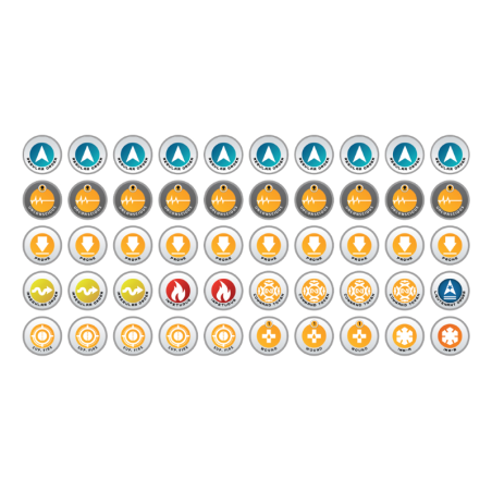 N4 Infinity Tokens Starter Set (50) Blue