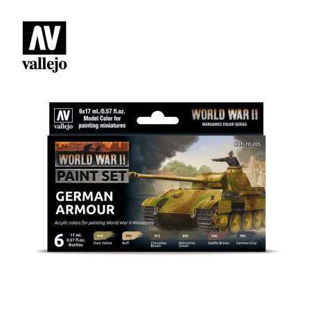 WWII German Armour Paint Set