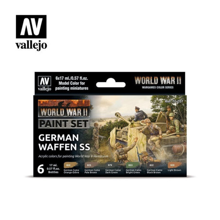 WWII German Waffen SS Paint Set
