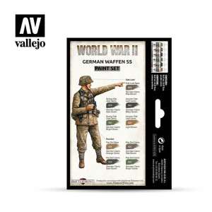 WWII German Waffen SS Paint Set