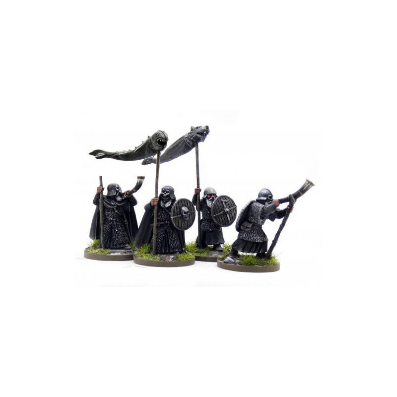 Duergr Standard Bearers & Horn Blowers