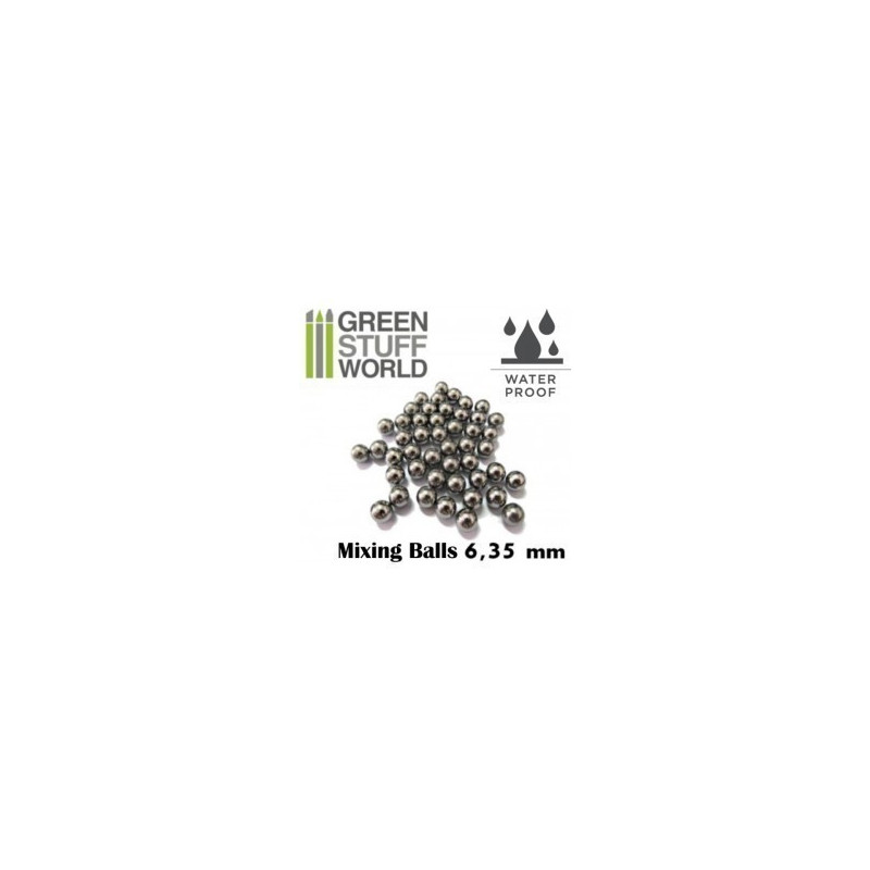 Mixing Paint Steel Bearing Balls in 6.35mm