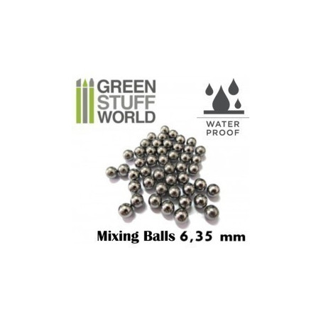 Mixing Paint Steel Bearing Balls in 6.35mm