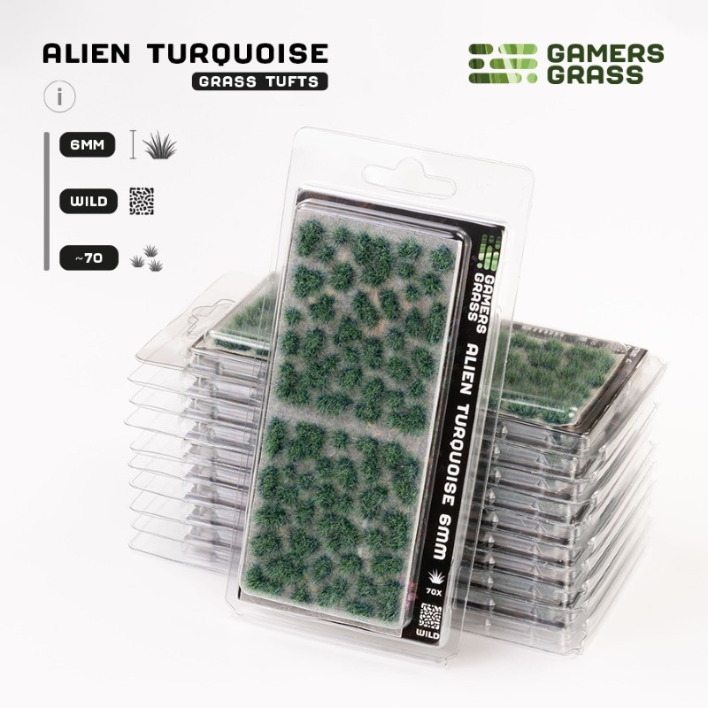 Alien turquoise 6mm