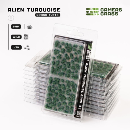 Alien turquoise 6mm