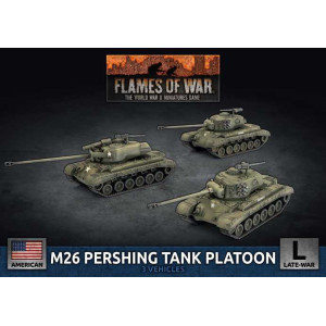 M26 Pershing Tank Platoon (x3 Plastic)