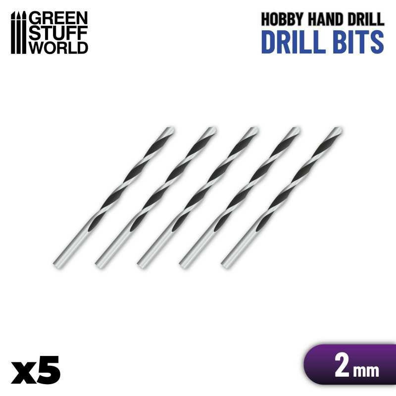 Drill bit in 2 mm
