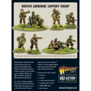 British Airborne Support Group (HQ, Mortar & MMG)