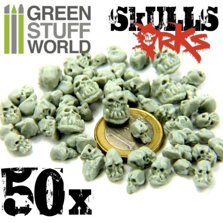 Resin Ork Skulls x50