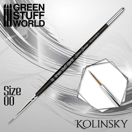 SILVER SERIES Kolinsky Brush Size 00