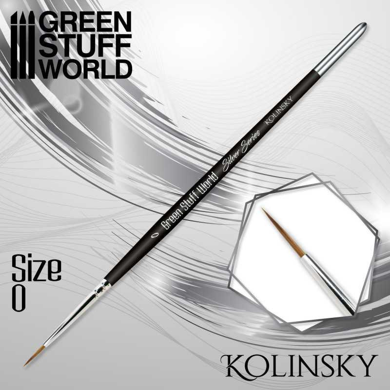 SILVER SERIES Kolinsky Brush Size 0