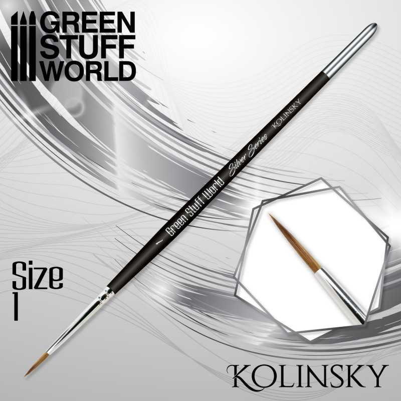 SILVER SERIES Kolinsky Brush Size 1