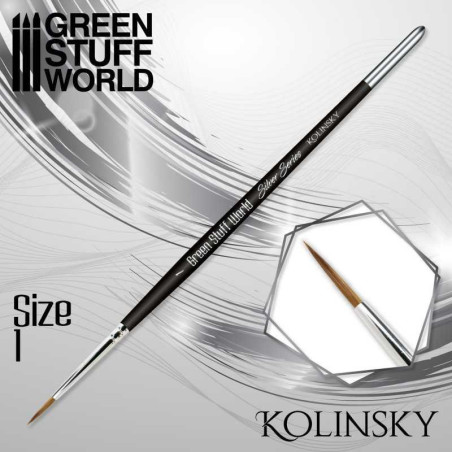 SILVER SERIES Kolinsky Brush Size 1