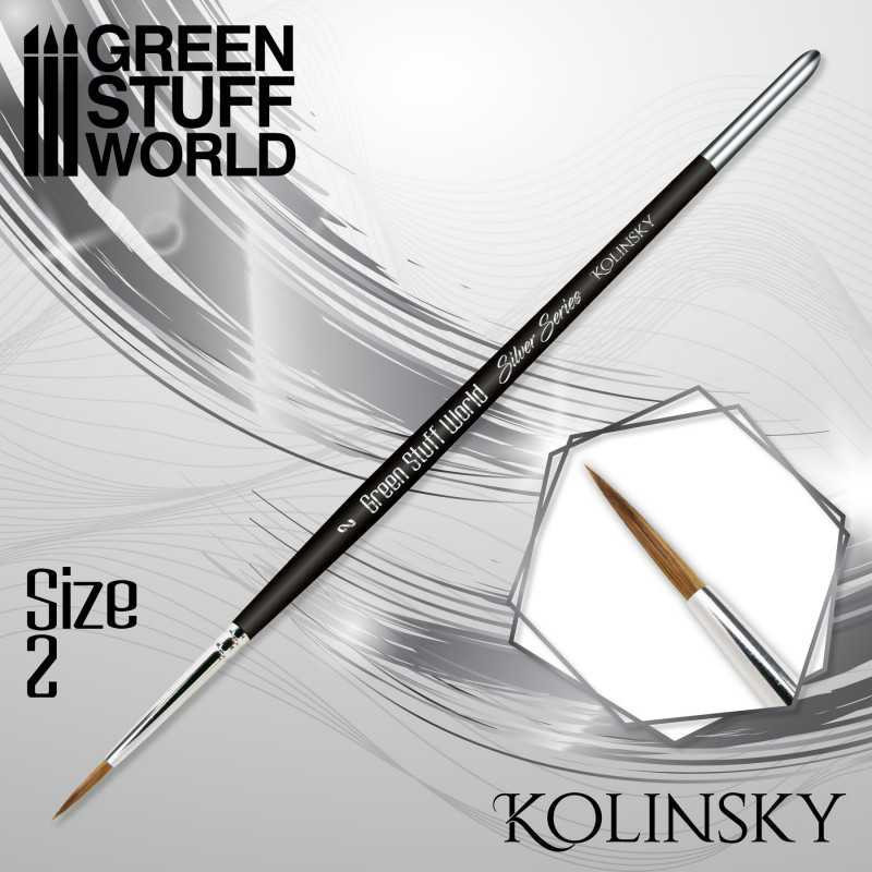 SILVER SERIES Kolinsky Brush 2