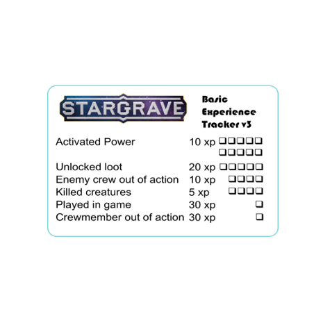 Stargrave Experience Tracker