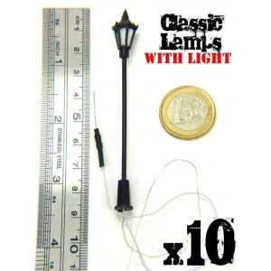 Classic Lamps with LED Lights x10