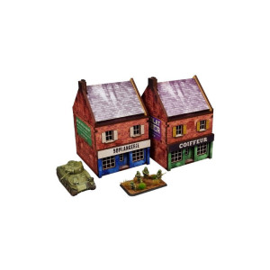 WW2 Normandy Cafe PREPAINTED [15mm/1:100]