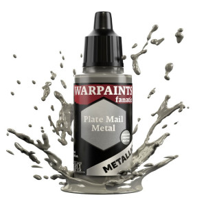 Warpaints Fanatic Metallic: Plate Mail Metal 18ml