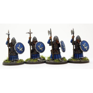 Durinn's Folk Hearthguard Standing with Heavy Weapons  (Dwarves)