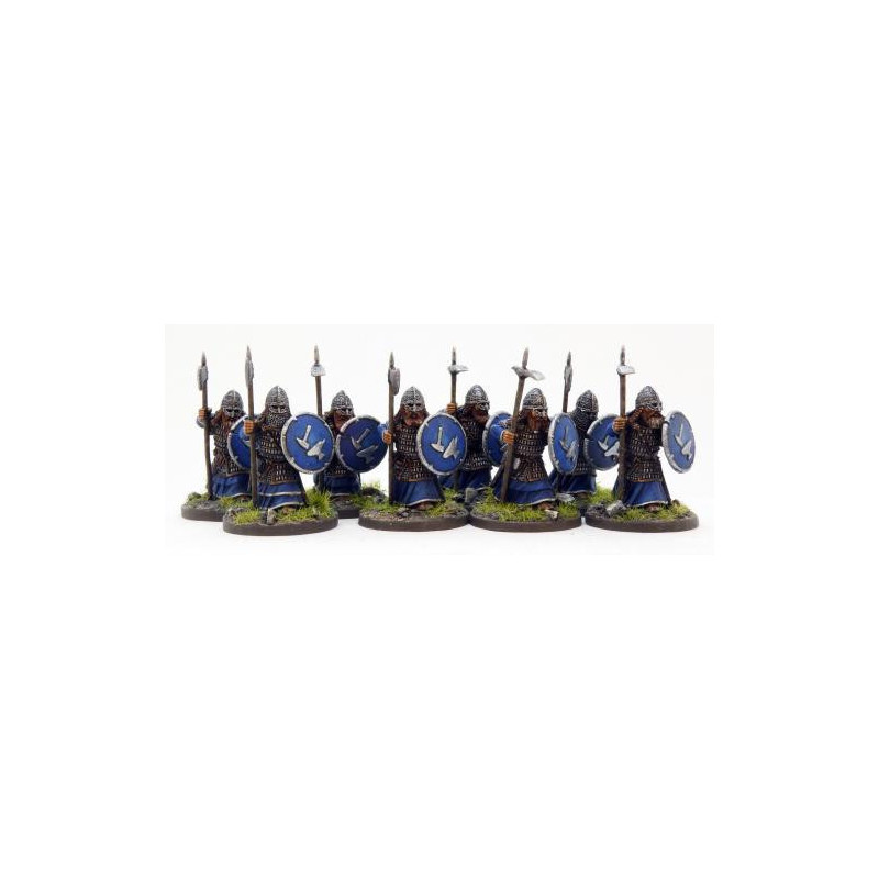 Durinn's Folk Warriors ADVANCING with HEAVY WEAPONS(Dwarves)