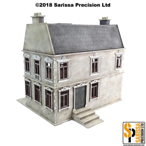 28mm World War : European Residential Townhouse with Dormer