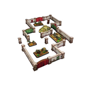 WW2 Normandy Stone Wall PREPAINTED [15mm/1:100]