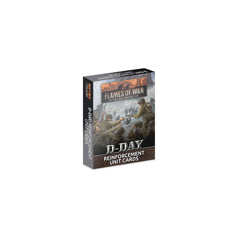 D-Day: Reinforcement Unit Cards (32x Cards)