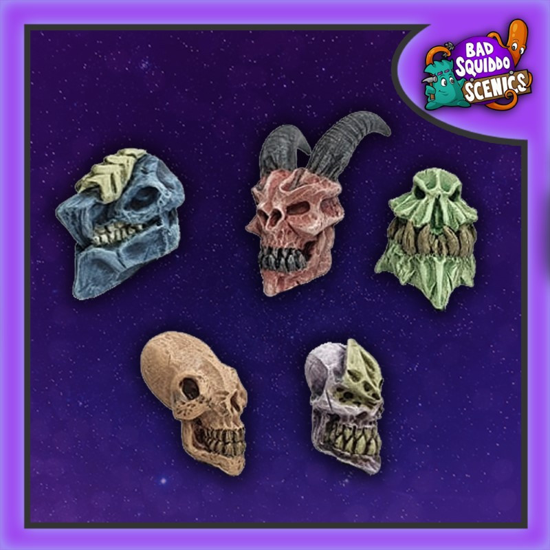 Undead Monster Skulls (5)