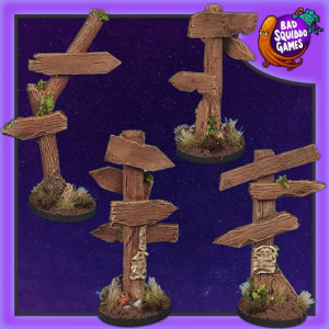 Fantasy Wooden Road Signs (16)