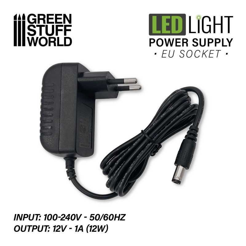 LED Light Power Supply 12V 100-240V Black